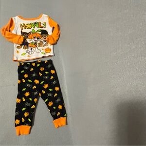 Nickelodeon Paw Patrol Black and Orange Halloween Pajamas